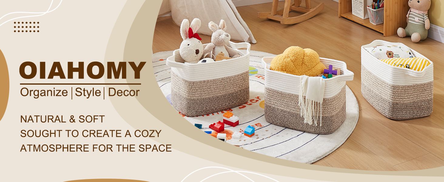 OIAHOMY Storage Basket